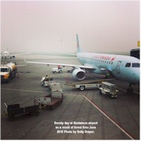 tmb saskatoon airport smoky day