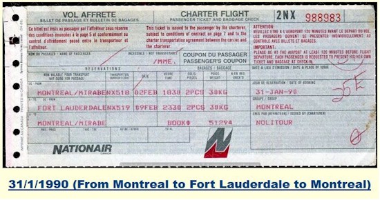 tmb 550 nationair ticket 1990