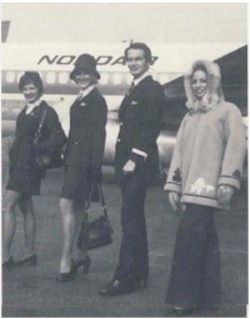 tmb nordair uniforms 1972