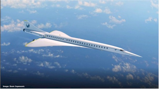 boom supersonic airliner