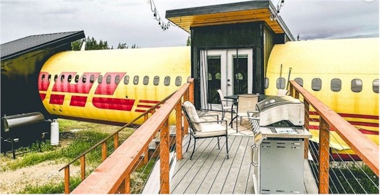 tmb 550 dc 9 airplane house